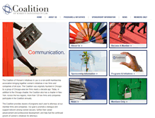Tablet Screenshot of dev.thewomenscoalition.com